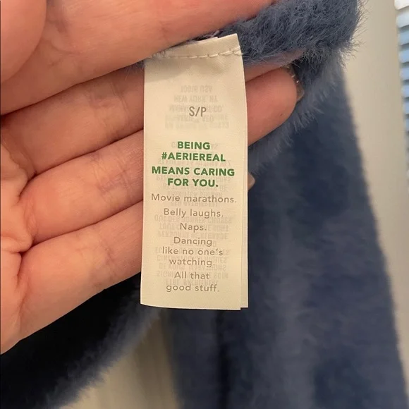 EUC! Aerie Soft Blue Women's Cardigan, Size Small - Picture 5 of 7